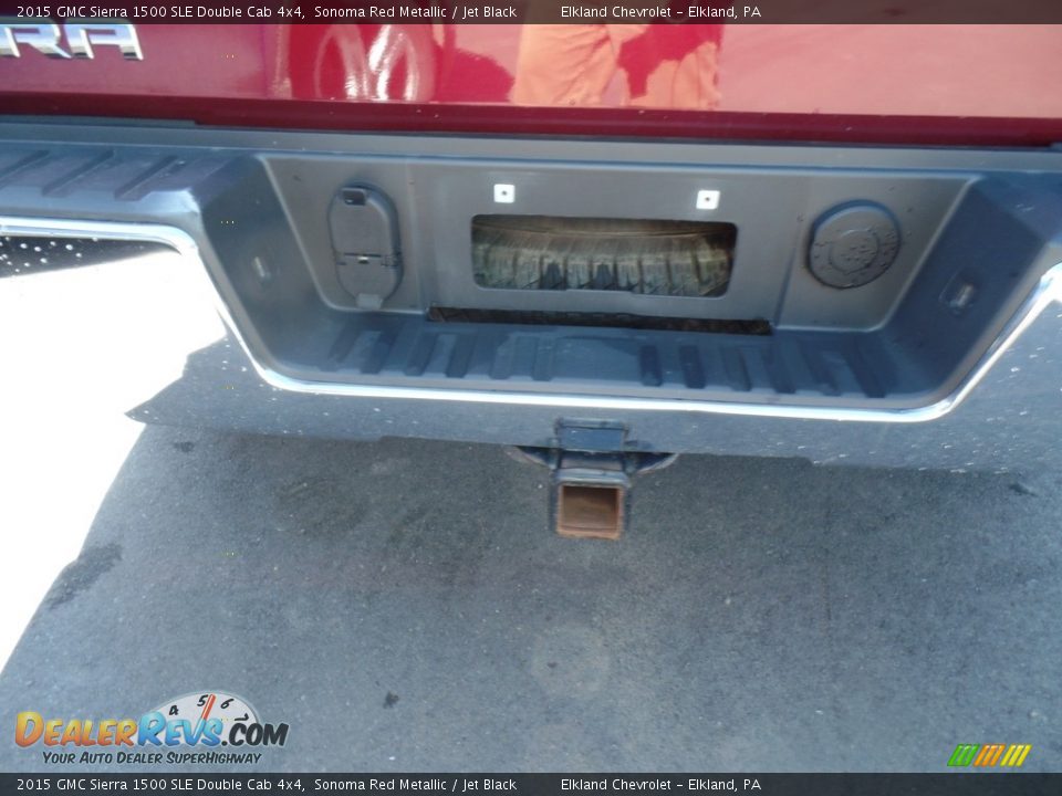 2015 GMC Sierra 1500 SLE Double Cab 4x4 Sonoma Red Metallic / Jet Black Photo #11