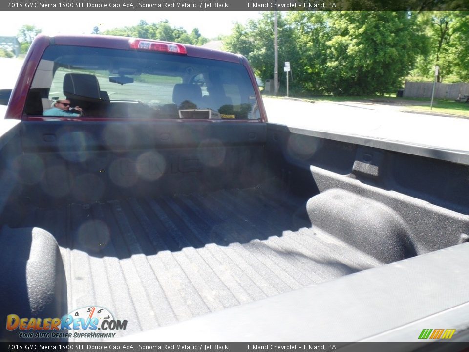 2015 GMC Sierra 1500 SLE Double Cab 4x4 Sonoma Red Metallic / Jet Black Photo #13