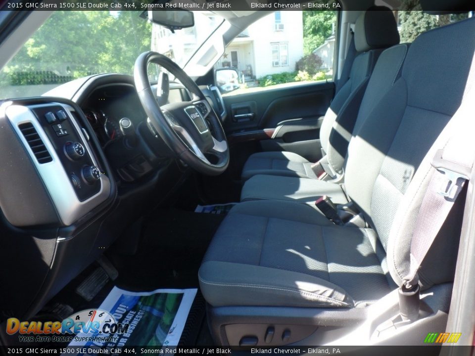 2015 GMC Sierra 1500 SLE Double Cab 4x4 Sonoma Red Metallic / Jet Black Photo #18