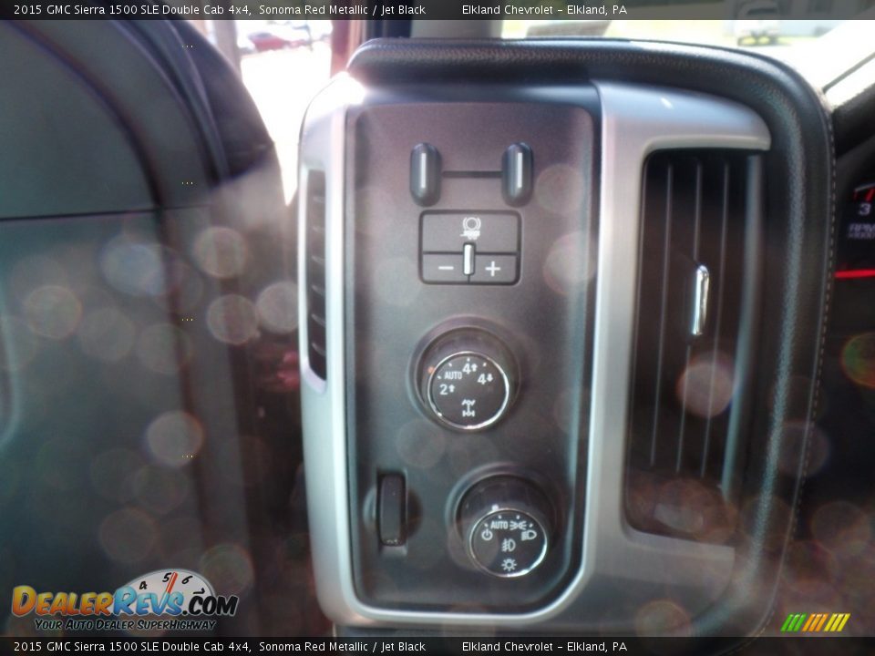 2015 GMC Sierra 1500 SLE Double Cab 4x4 Sonoma Red Metallic / Jet Black Photo #25