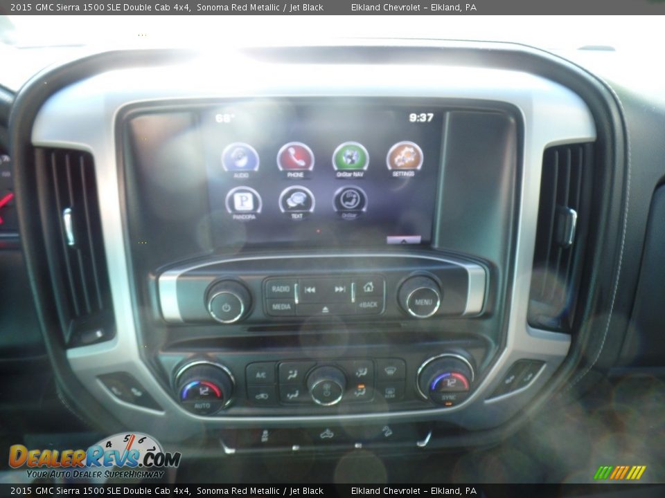 2015 GMC Sierra 1500 SLE Double Cab 4x4 Sonoma Red Metallic / Jet Black Photo #29