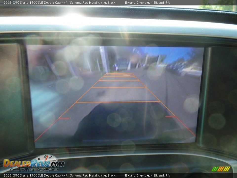 2015 GMC Sierra 1500 SLE Double Cab 4x4 Sonoma Red Metallic / Jet Black Photo #33