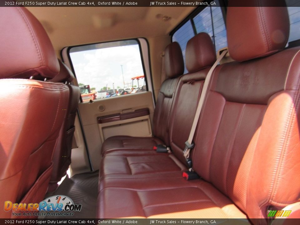 2012 Ford F250 Super Duty Lariat Crew Cab 4x4 Oxford White / Adobe Photo #29