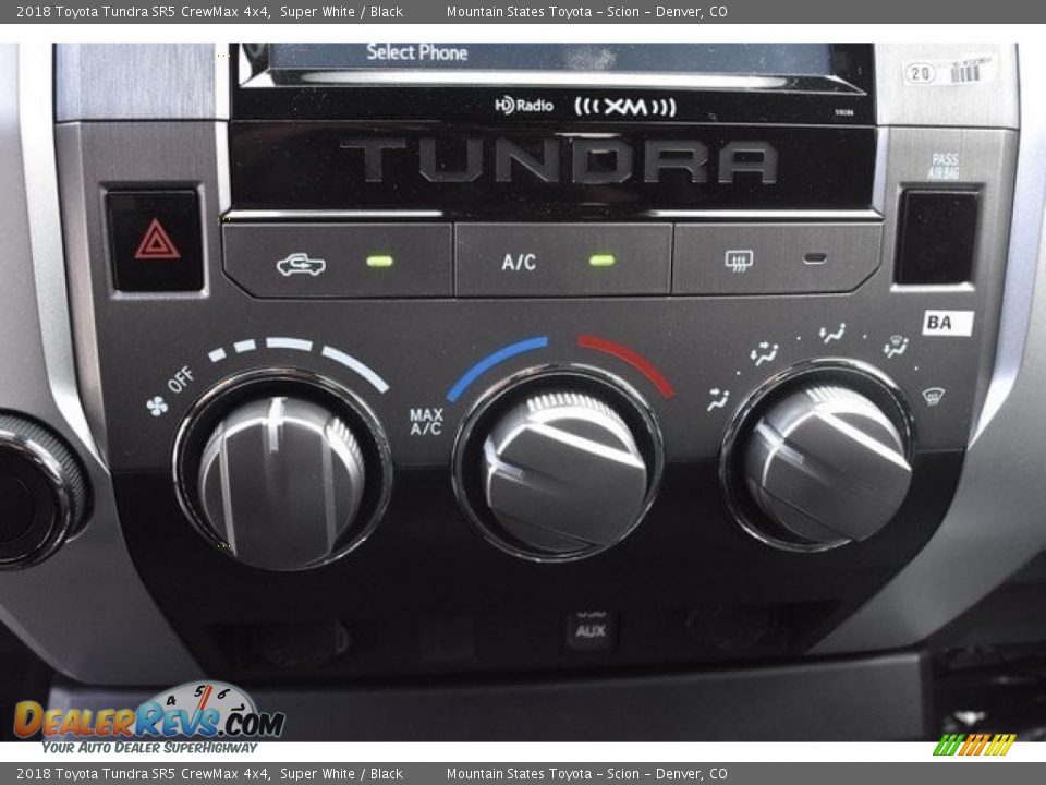 2018 Toyota Tundra SR5 CrewMax 4x4 Super White / Black Photo #29