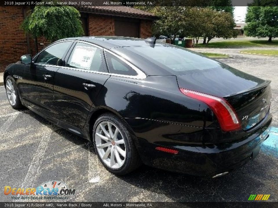 2018 Jaguar XJ R-Sport AWD Narvik Black / Ebony Photo #2