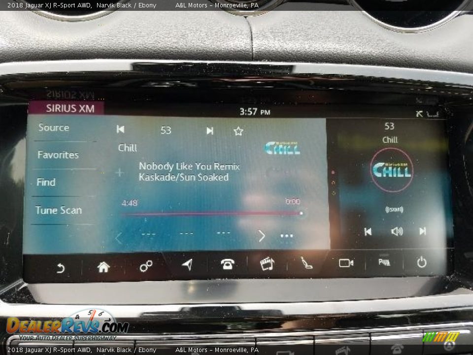 2018 Jaguar XJ R-Sport AWD Narvik Black / Ebony Photo #11