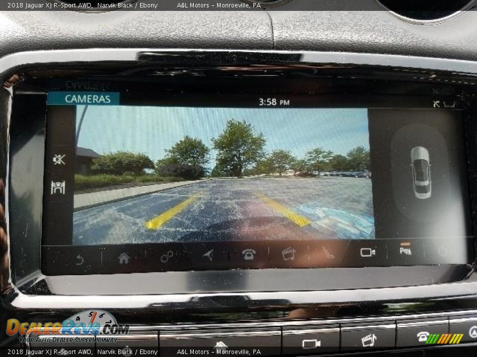2018 Jaguar XJ R-Sport AWD Narvik Black / Ebony Photo #12