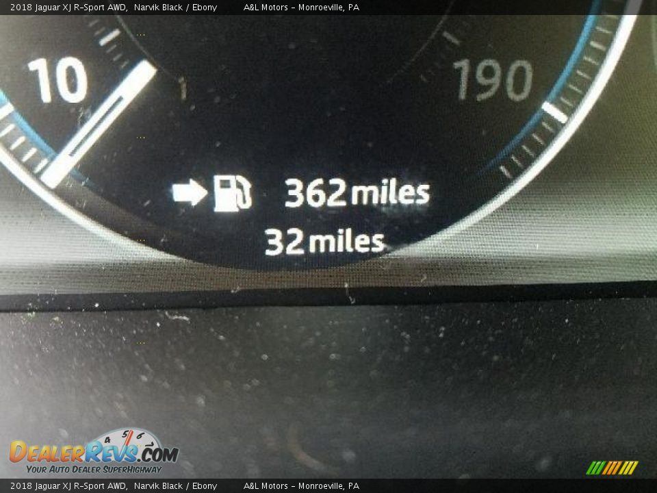 2018 Jaguar XJ R-Sport AWD Narvik Black / Ebony Photo #16