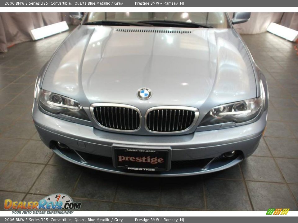 2006 BMW 3 Series 325i Convertible Quartz Blue Metallic / Grey Photo #2