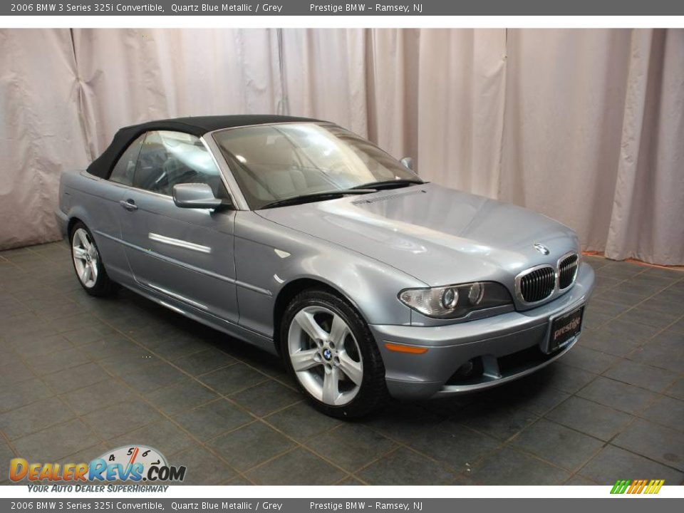 2006 BMW 3 Series 325i Convertible Quartz Blue Metallic / Grey Photo #3