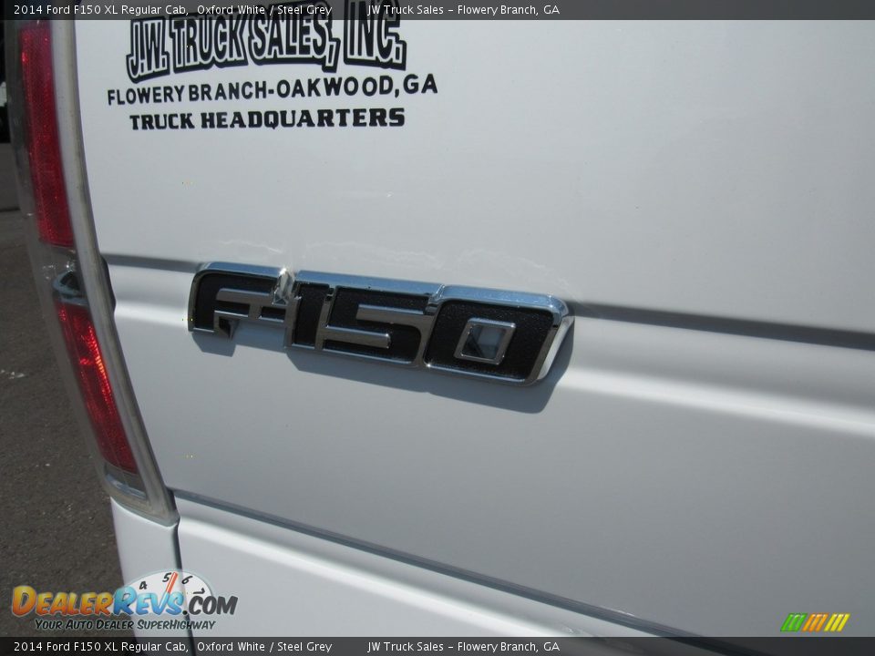 2014 Ford F150 XL Regular Cab Oxford White / Steel Grey Photo #25