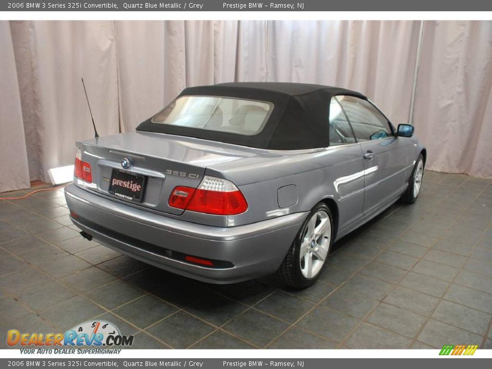 2006 BMW 3 Series 325i Convertible Quartz Blue Metallic / Grey Photo #4
