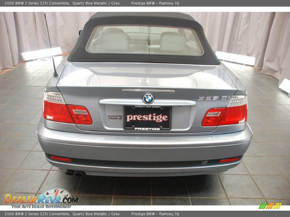 2006 BMW 3 Series 325i Convertible Quartz Blue Metallic / Grey Photo #5