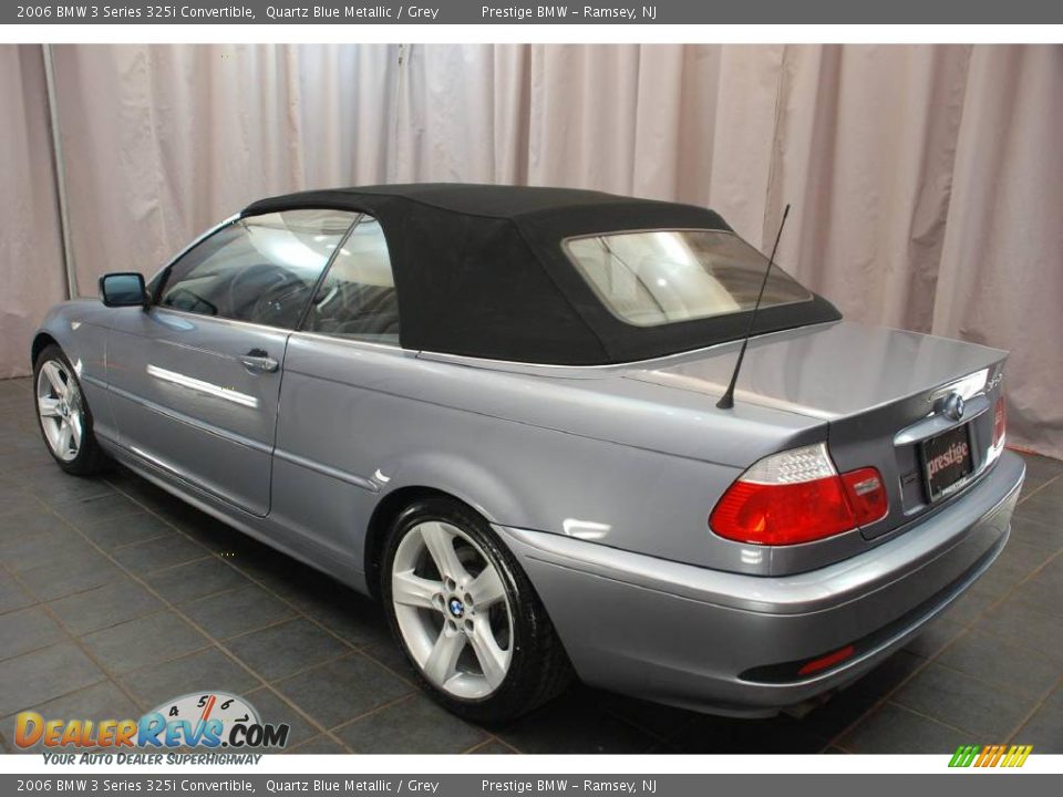 2006 BMW 3 Series 325i Convertible Quartz Blue Metallic / Grey Photo #6