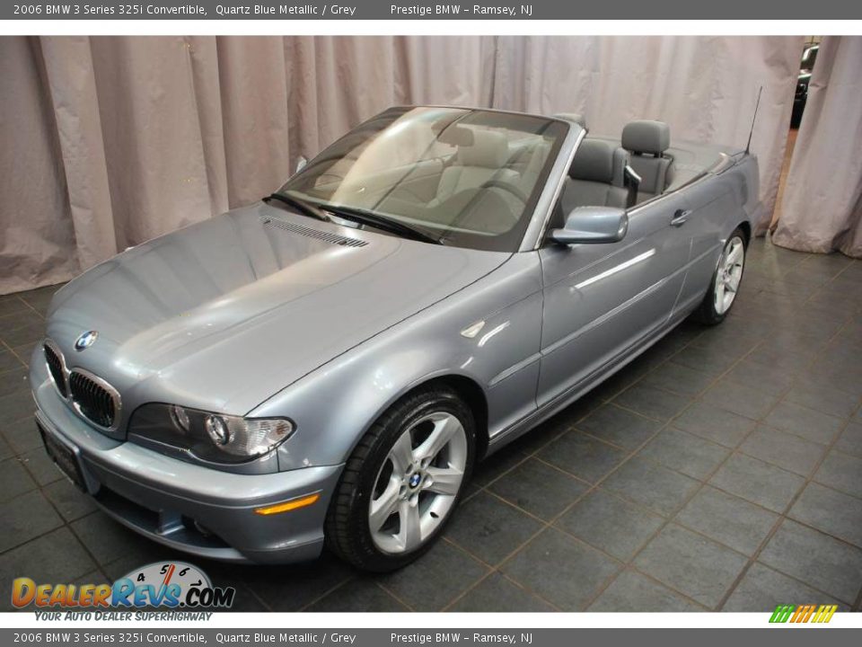 2006 BMW 3 Series 325i Convertible Quartz Blue Metallic / Grey Photo #8