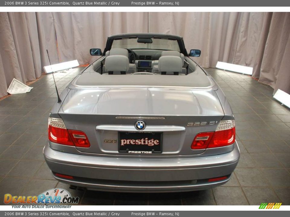 2006 BMW 3 Series 325i Convertible Quartz Blue Metallic / Grey Photo #9