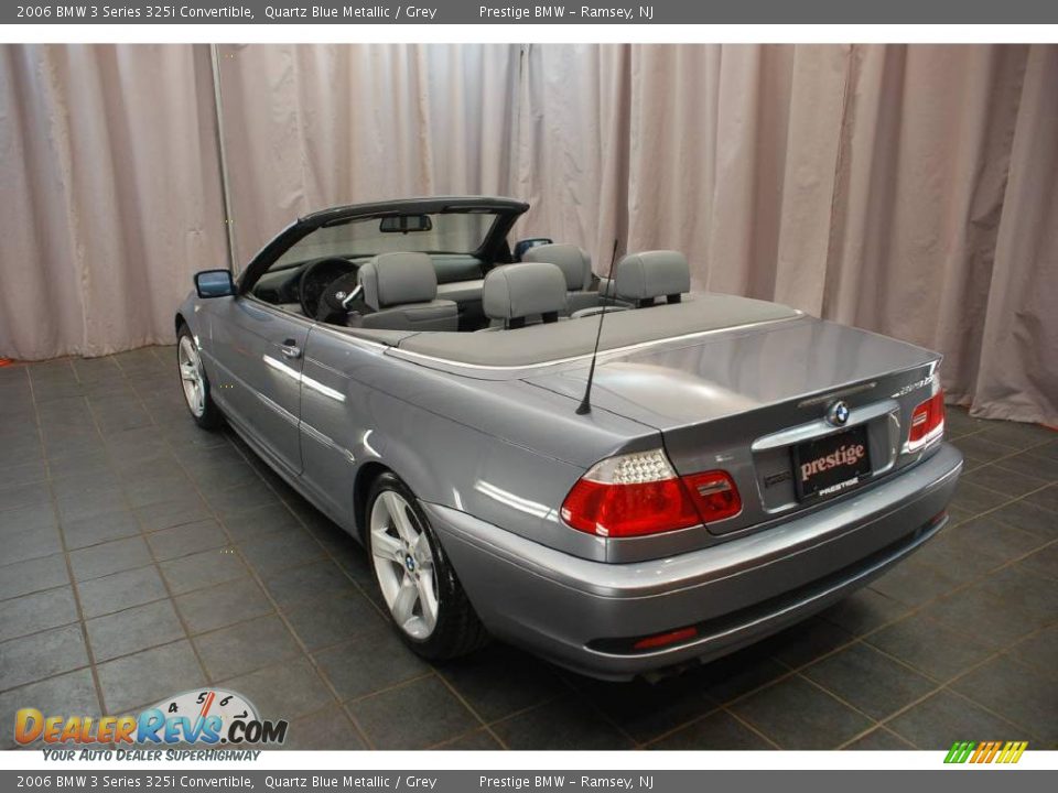 2006 BMW 3 Series 325i Convertible Quartz Blue Metallic / Grey Photo #10