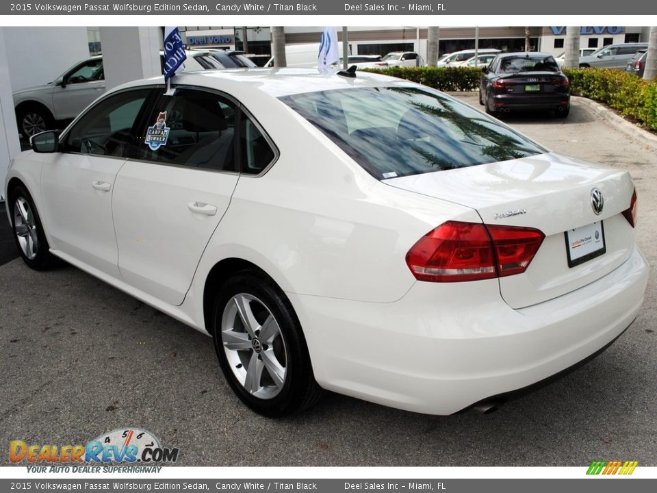 2015 Volkswagen Passat Wolfsburg Edition Sedan Candy White / Titan Black Photo #6