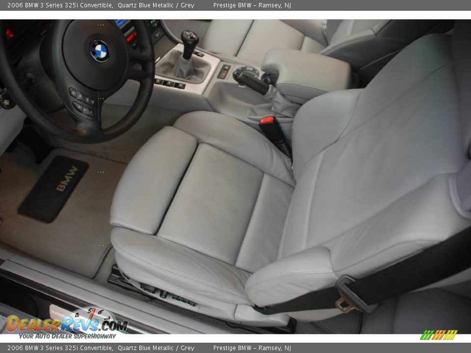2006 BMW 3 Series 325i Convertible Quartz Blue Metallic / Grey Photo #13