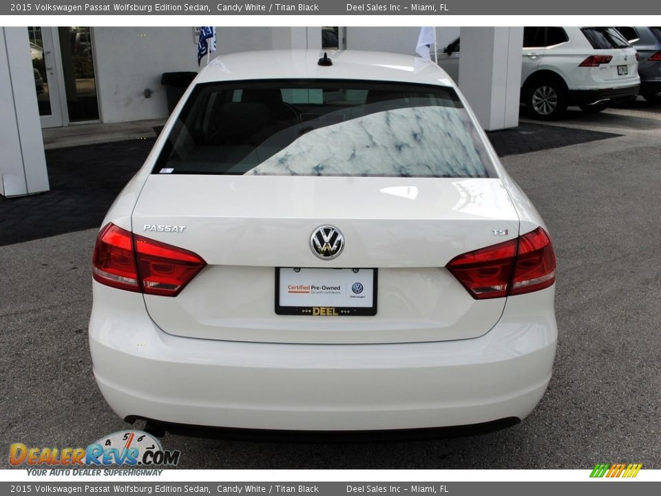 2015 Volkswagen Passat Wolfsburg Edition Sedan Candy White / Titan Black Photo #8