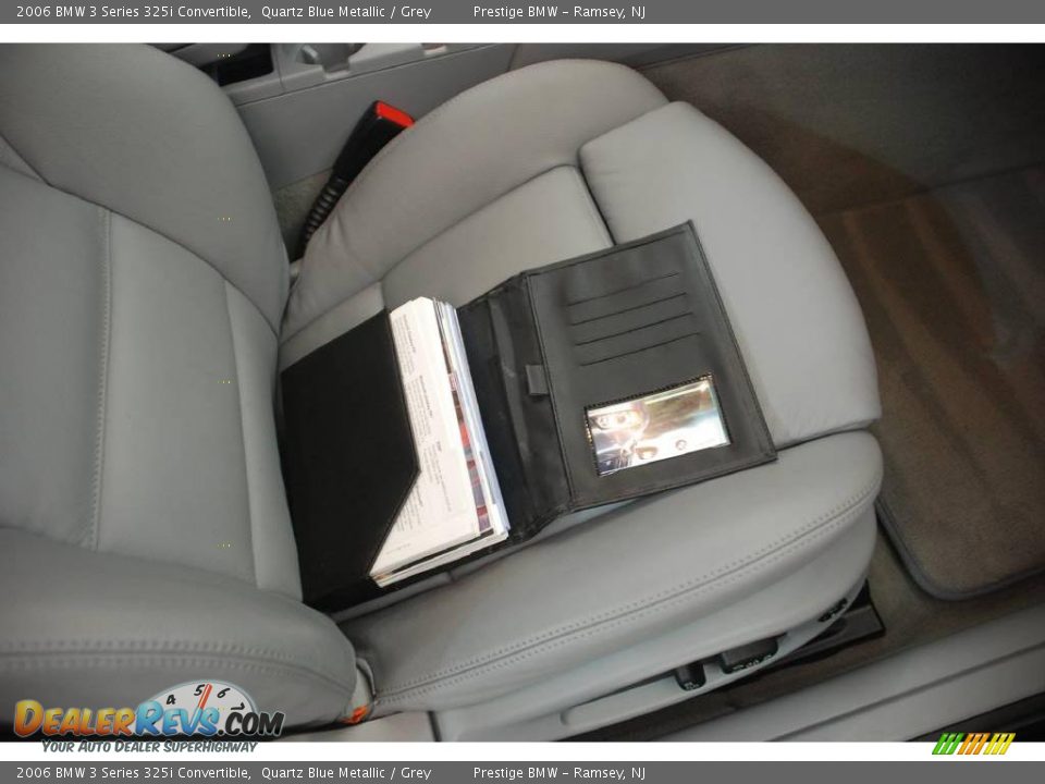 2006 BMW 3 Series 325i Convertible Quartz Blue Metallic / Grey Photo #15