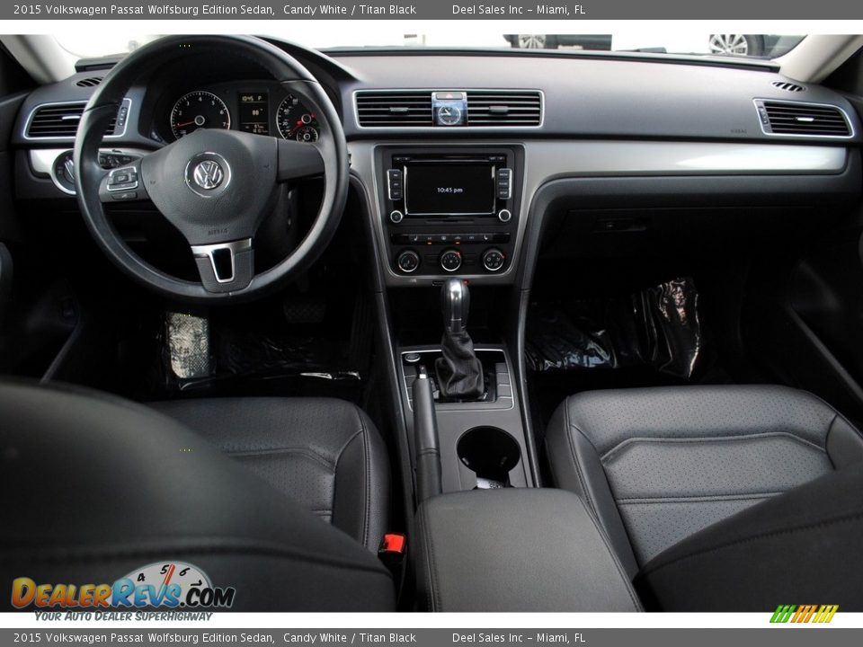 2015 Volkswagen Passat Wolfsburg Edition Sedan Candy White / Titan Black Photo #12