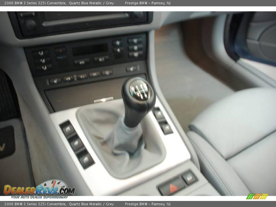 2006 BMW 3 Series 325i Convertible Quartz Blue Metallic / Grey Photo #16