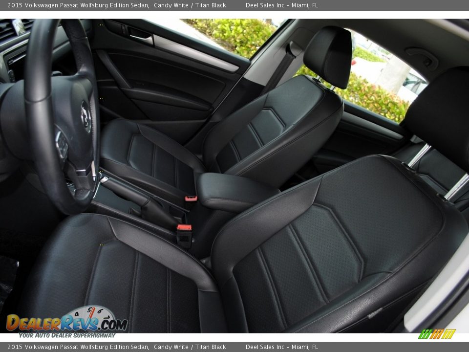 2015 Volkswagen Passat Wolfsburg Edition Sedan Candy White / Titan Black Photo #14