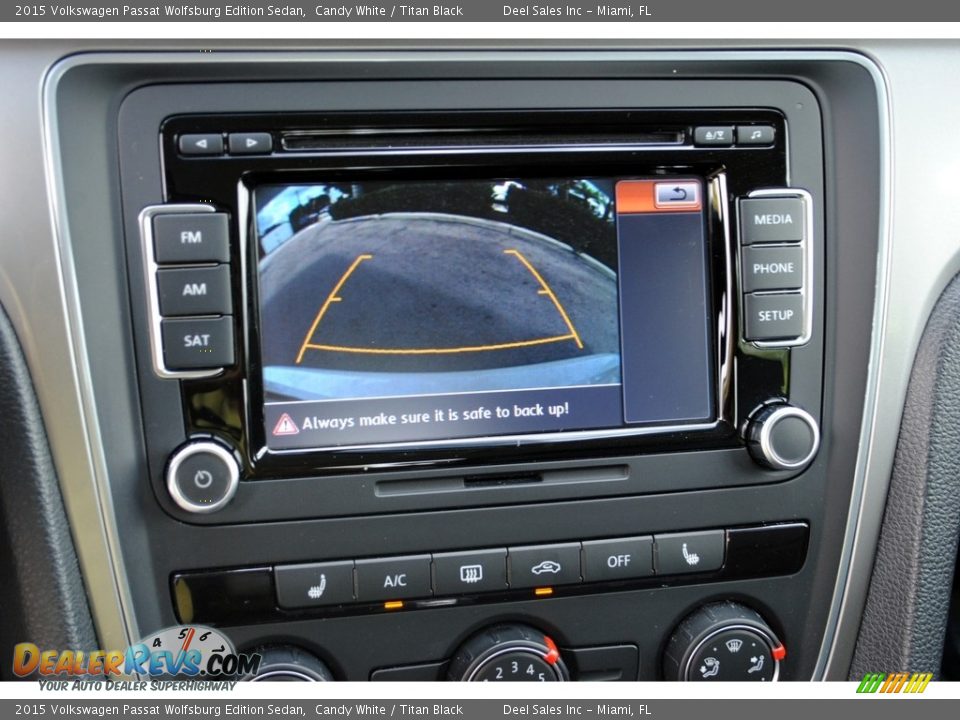 2015 Volkswagen Passat Wolfsburg Edition Sedan Candy White / Titan Black Photo #17