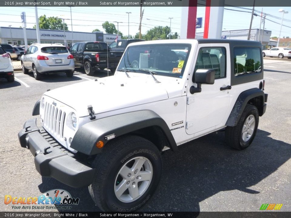 2016 Jeep Wrangler Sport Bright White / Black Photo #8