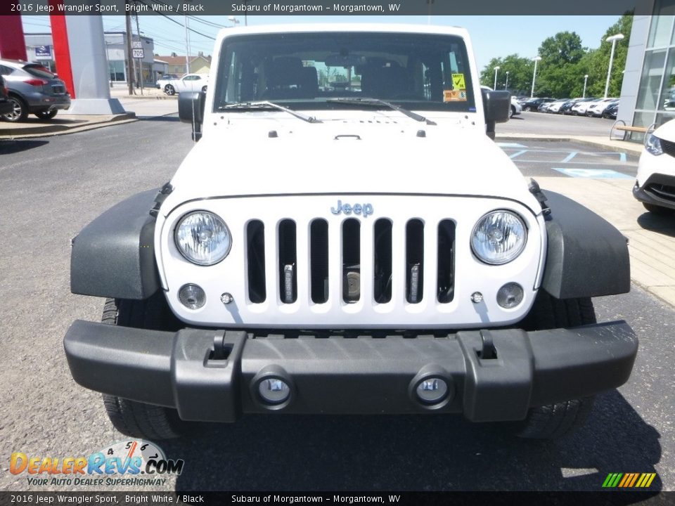 2016 Jeep Wrangler Sport Bright White / Black Photo #9