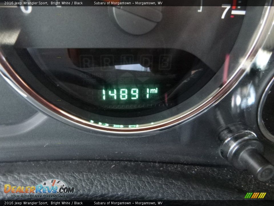2016 Jeep Wrangler Sport Bright White / Black Photo #17