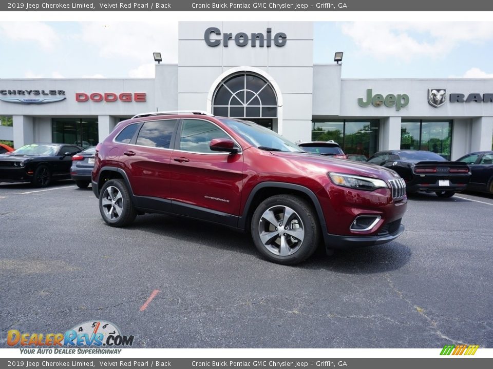 2019 Jeep Cherokee Limited Velvet Red Pearl / Black Photo #1