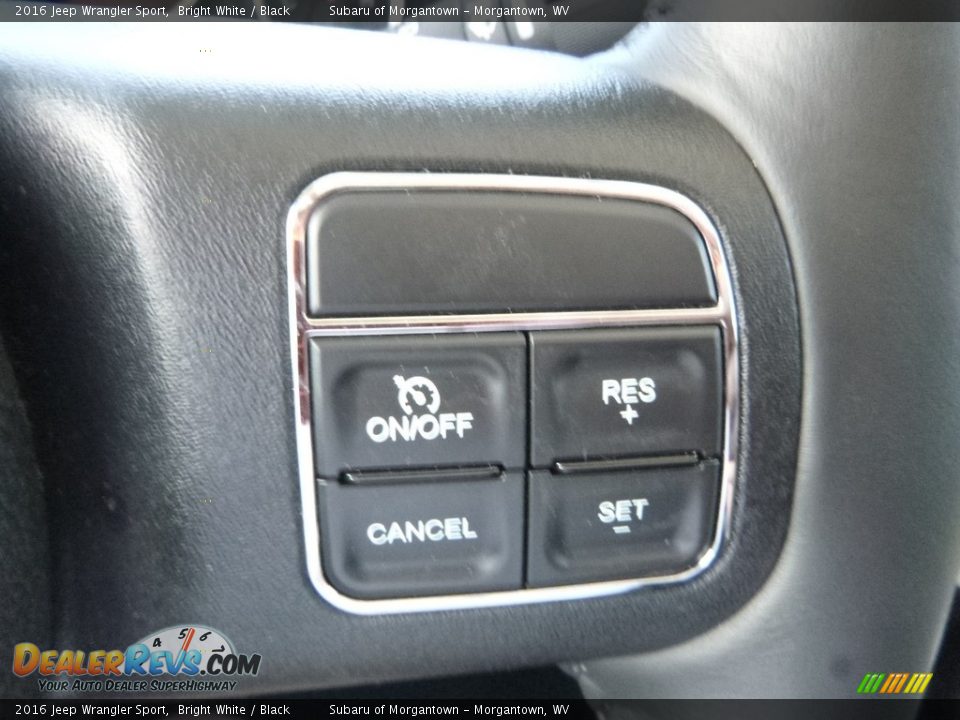 2016 Jeep Wrangler Sport Bright White / Black Photo #19