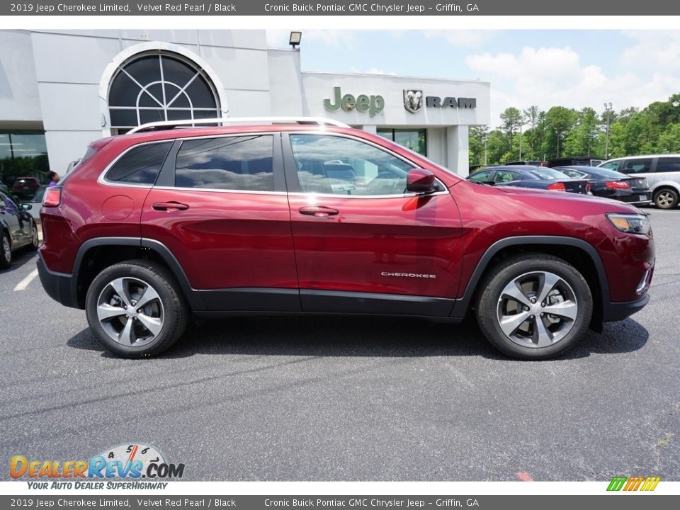 2019 Jeep Cherokee Limited Velvet Red Pearl / Black Photo #11