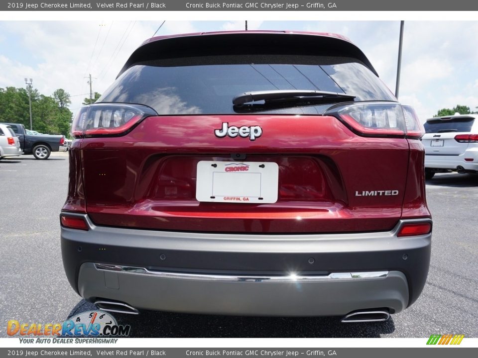 2019 Jeep Cherokee Limited Velvet Red Pearl / Black Photo #13