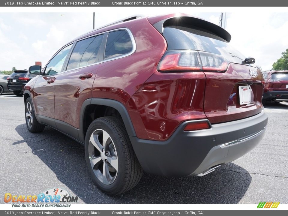2019 Jeep Cherokee Limited Velvet Red Pearl / Black Photo #14