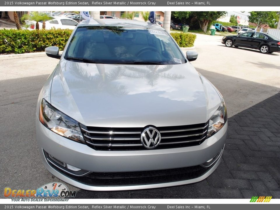 2015 Volkswagen Passat Wolfsburg Edition Sedan Reflex Silver Metallic / Moonrock Gray Photo #3
