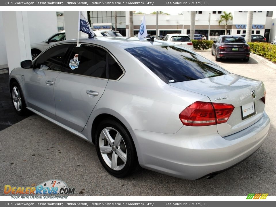 2015 Volkswagen Passat Wolfsburg Edition Sedan Reflex Silver Metallic / Moonrock Gray Photo #6