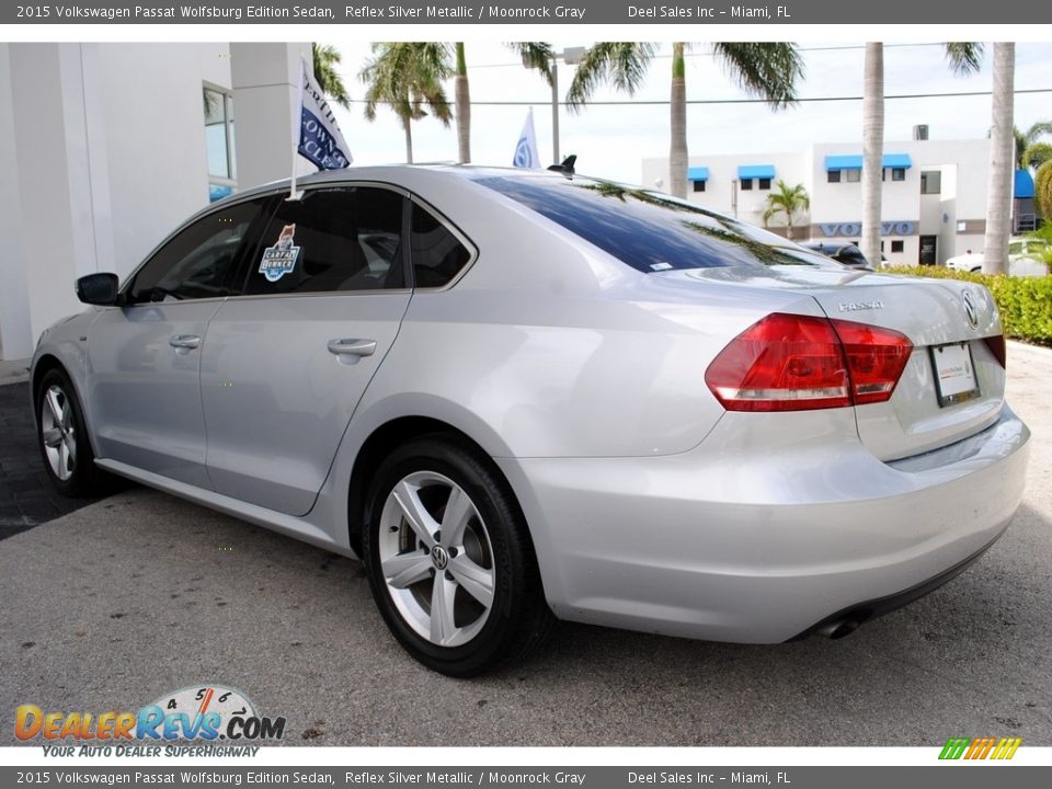 2015 Volkswagen Passat Wolfsburg Edition Sedan Reflex Silver Metallic / Moonrock Gray Photo #7