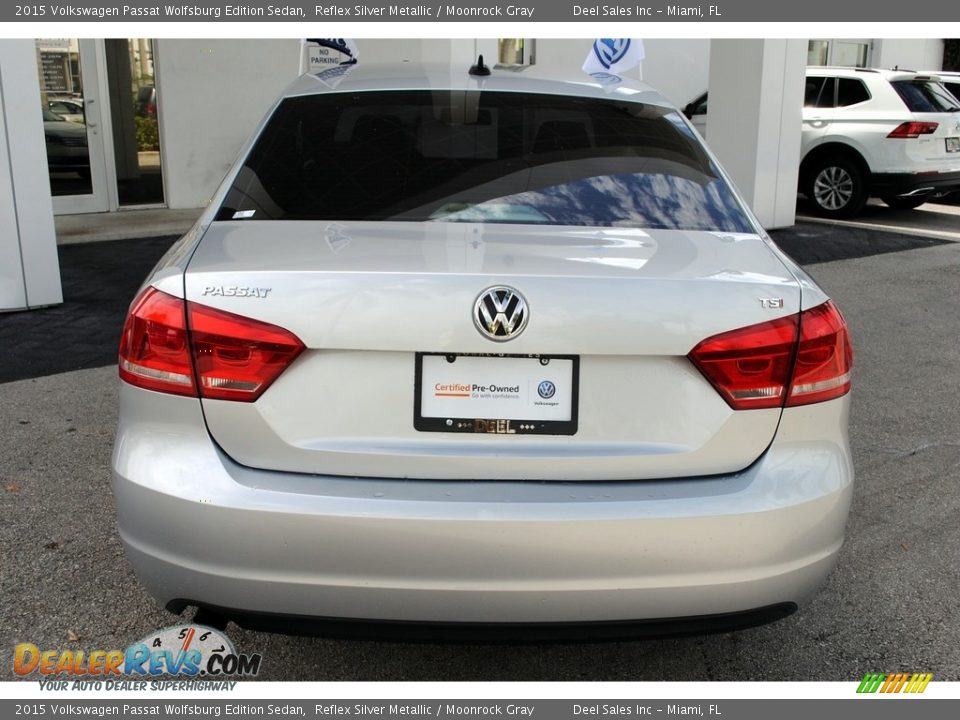 2015 Volkswagen Passat Wolfsburg Edition Sedan Reflex Silver Metallic / Moonrock Gray Photo #8