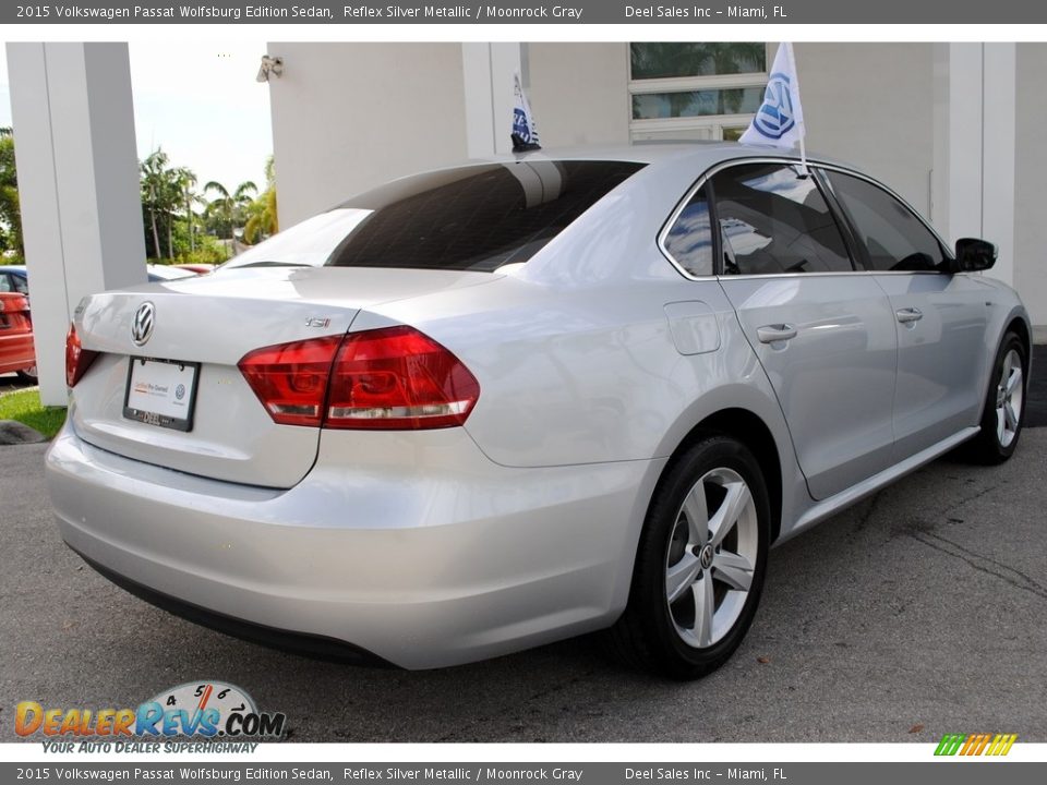 2015 Volkswagen Passat Wolfsburg Edition Sedan Reflex Silver Metallic / Moonrock Gray Photo #10