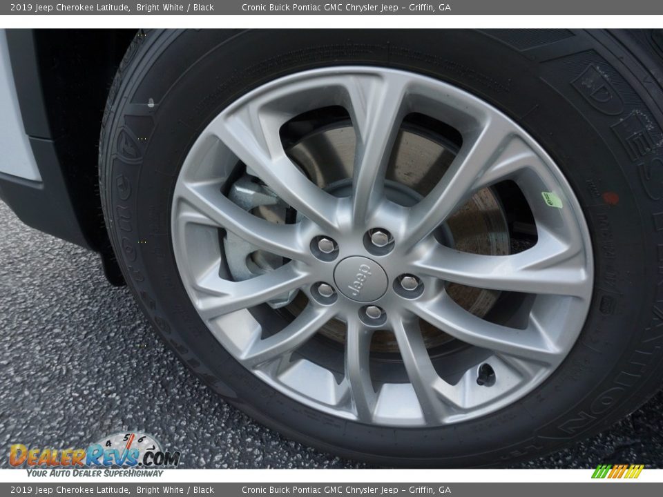 2019 Jeep Cherokee Latitude Bright White / Black Photo #8