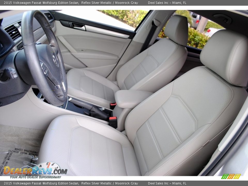 2015 Volkswagen Passat Wolfsburg Edition Sedan Reflex Silver Metallic / Moonrock Gray Photo #14