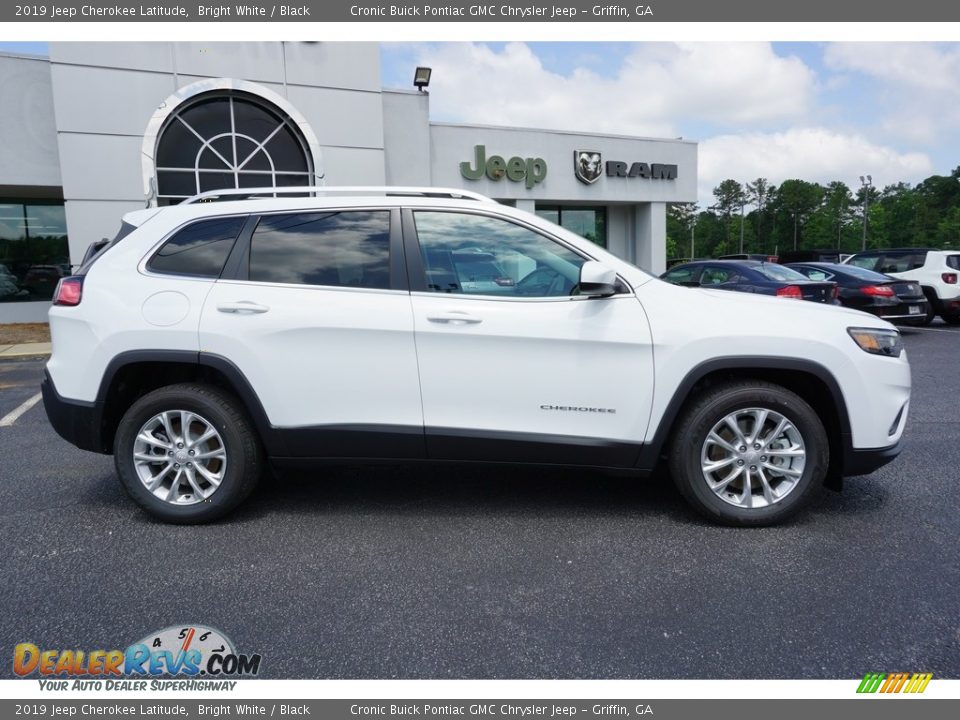 2019 Jeep Cherokee Latitude Bright White / Black Photo #10