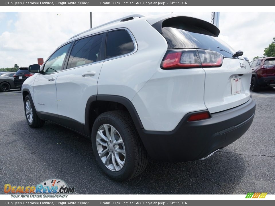 2019 Jeep Cherokee Latitude Bright White / Black Photo #13