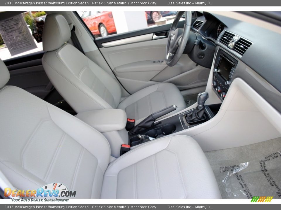 2015 Volkswagen Passat Wolfsburg Edition Sedan Reflex Silver Metallic / Moonrock Gray Photo #19