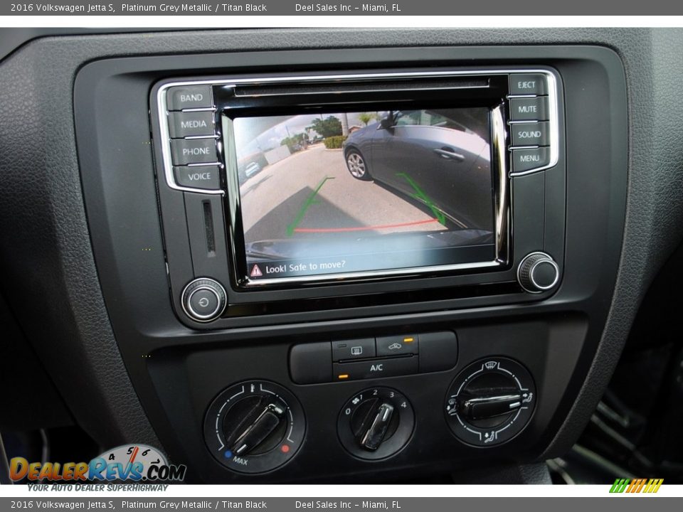 2016 Volkswagen Jetta S Platinum Grey Metallic / Titan Black Photo #17