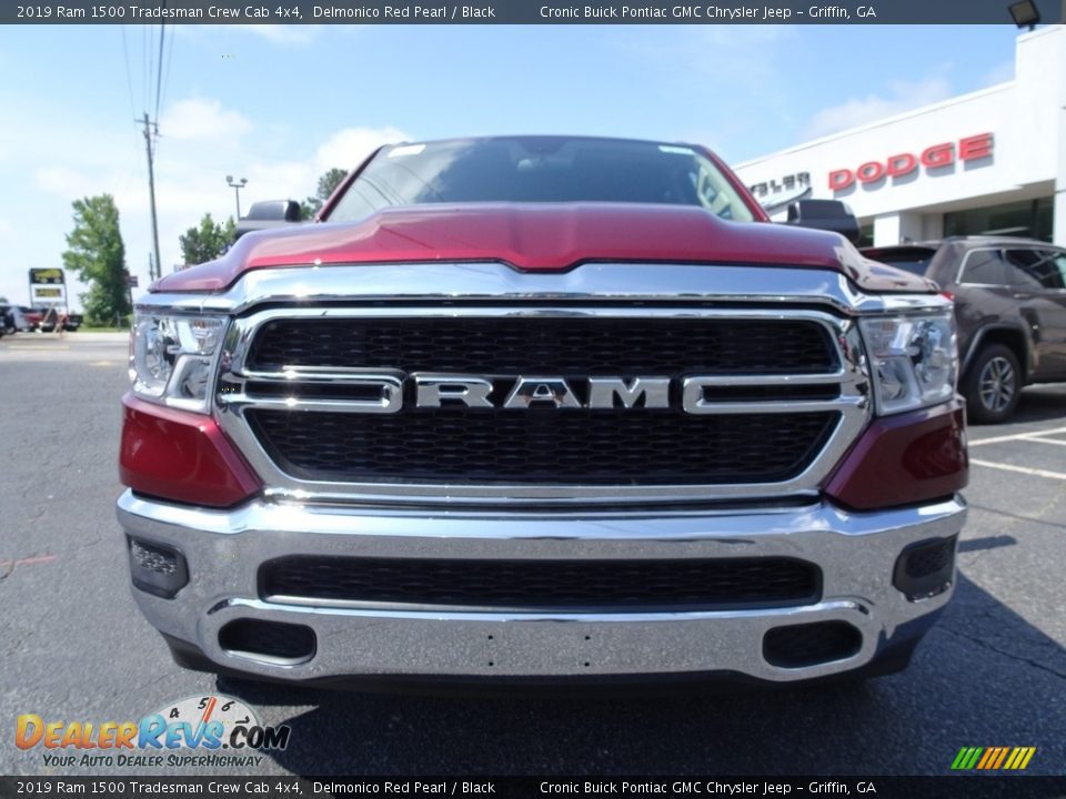 2019 Ram 1500 Tradesman Crew Cab 4x4 Delmonico Red Pearl / Black Photo #2