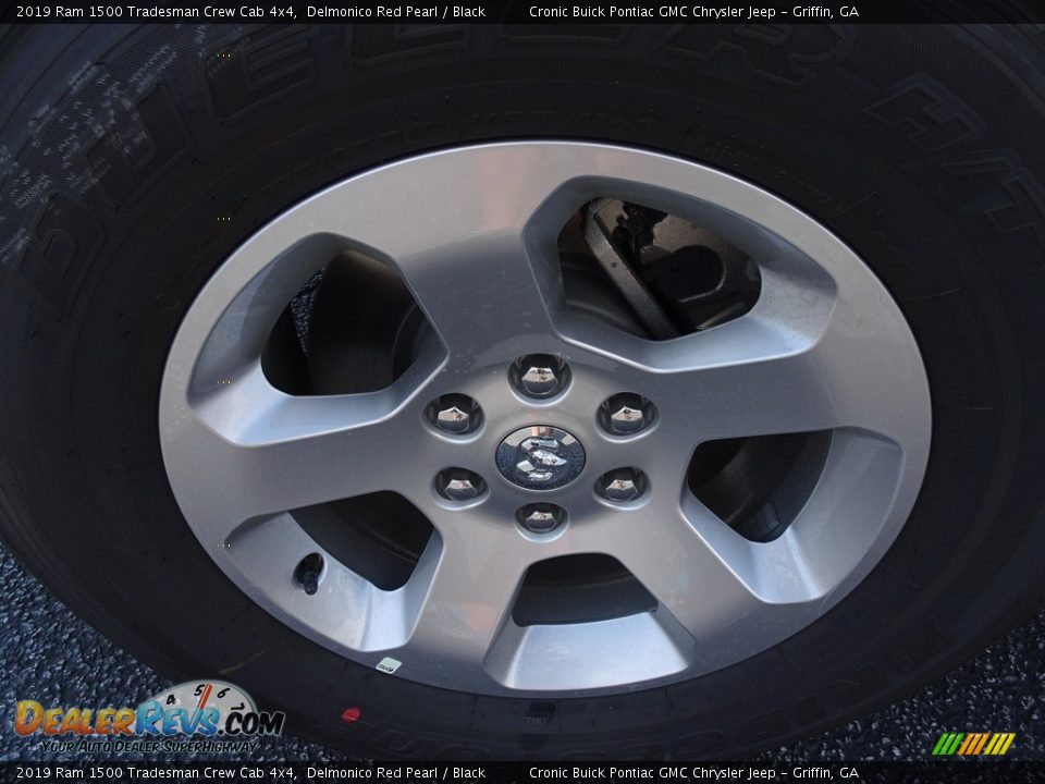 2019 Ram 1500 Tradesman Crew Cab 4x4 Delmonico Red Pearl / Black Photo #9